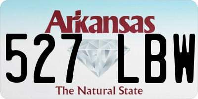 AR license plate 527LBW