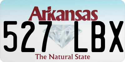 AR license plate 527LBX