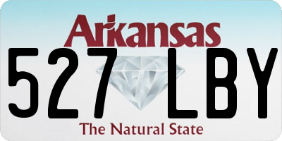 AR license plate 527LBY