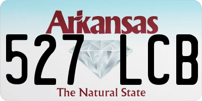 AR license plate 527LCB
