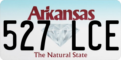 AR license plate 527LCE