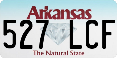 AR license plate 527LCF