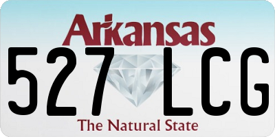 AR license plate 527LCG