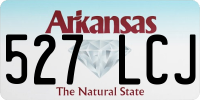 AR license plate 527LCJ