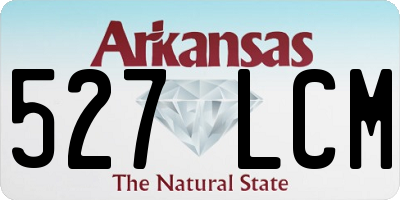 AR license plate 527LCM