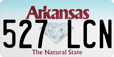 AR license plate 527LCN