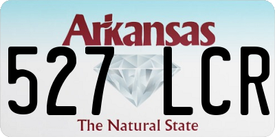 AR license plate 527LCR