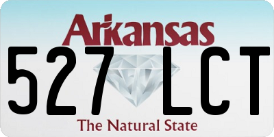 AR license plate 527LCT