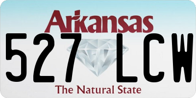 AR license plate 527LCW