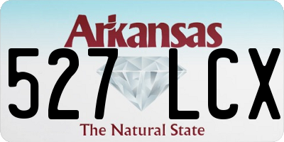 AR license plate 527LCX