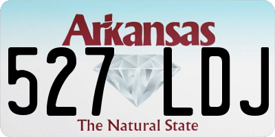 AR license plate 527LDJ