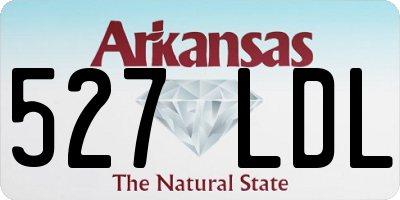AR license plate 527LDL