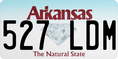 AR license plate 527LDM