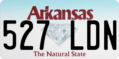 AR license plate 527LDN