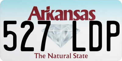 AR license plate 527LDP