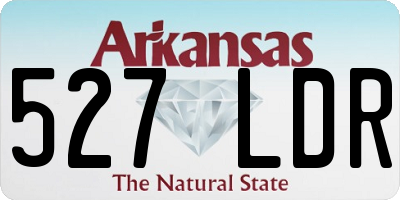 AR license plate 527LDR