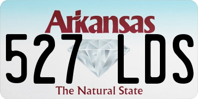 AR license plate 527LDS