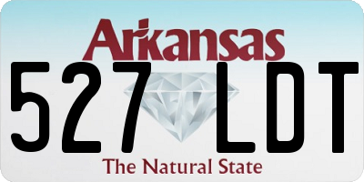 AR license plate 527LDT