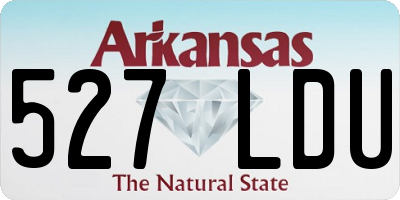 AR license plate 527LDU