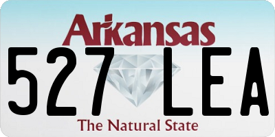 AR license plate 527LEA
