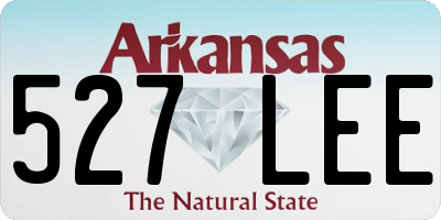 AR license plate 527LEE