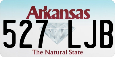 AR license plate 527LJB