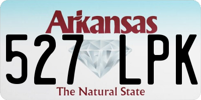 AR license plate 527LPK