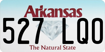 AR license plate 527LQO