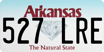 AR license plate 527LRE