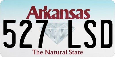 AR license plate 527LSD