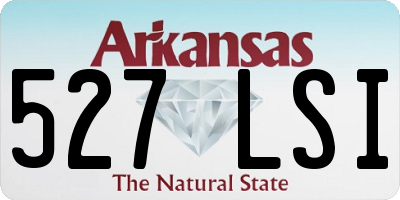AR license plate 527LSI