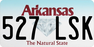 AR license plate 527LSK