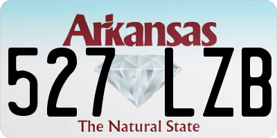 AR license plate 527LZB