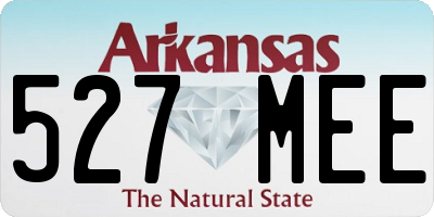 AR license plate 527MEE