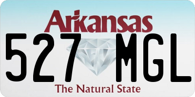 AR license plate 527MGL
