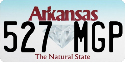 AR license plate 527MGP