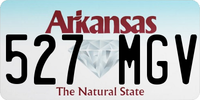 AR license plate 527MGV