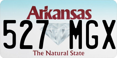 AR license plate 527MGX