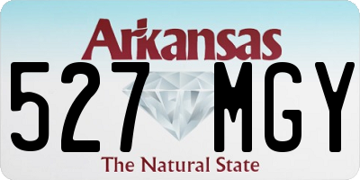 AR license plate 527MGY