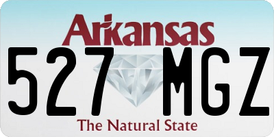 AR license plate 527MGZ