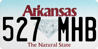 AR license plate 527MHB