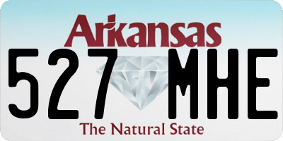 AR license plate 527MHE