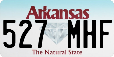AR license plate 527MHF