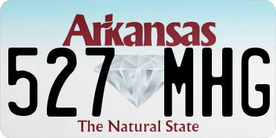 AR license plate 527MHG