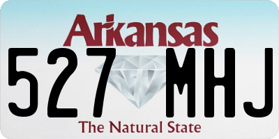 AR license plate 527MHJ