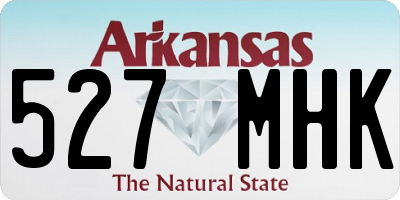 AR license plate 527MHK