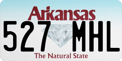 AR license plate 527MHL