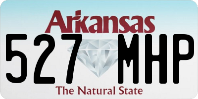 AR license plate 527MHP