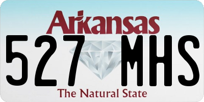 AR license plate 527MHS