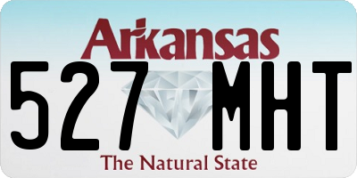 AR license plate 527MHT
